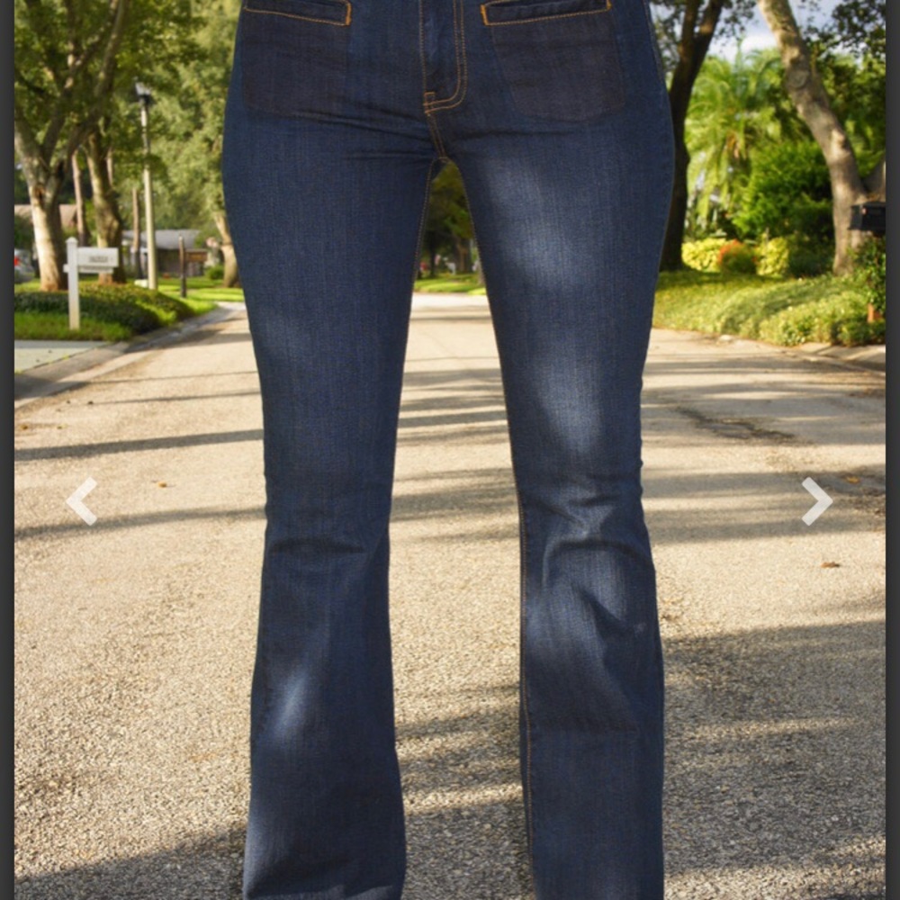 Genetic denim bell bottom Adriane Visionaire